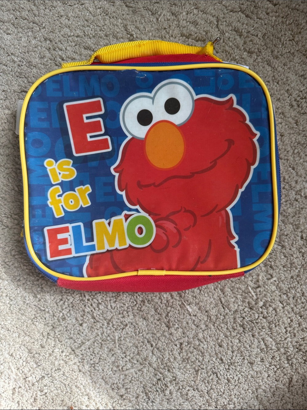 👶 5/$10!! Sesame Street Elmo Lunch Bag in Red, Blue, Yellow